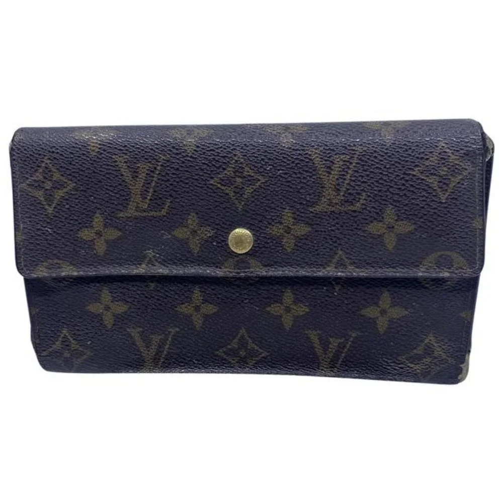 Louis Vuitton Brown Sarah De Large Canvas Travel M10988 Wallet - Picture 1 of 11